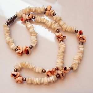 🆕Vintage Unisex Beach Comber Style Shell Necklace